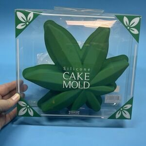 Silicone Marijuana Leaf Cake Mold Cannabis Leaf Baking Mold